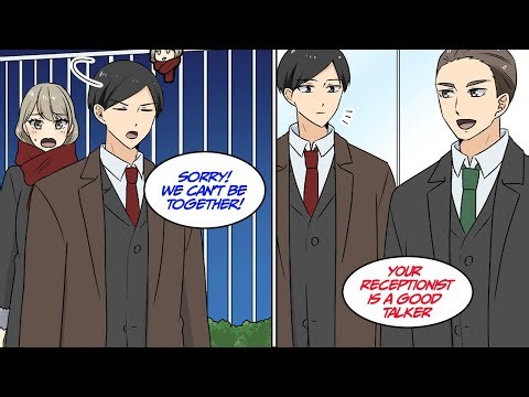 I, a self-confessed cheapskate, was confessed by a flamboyant receptionist at work [Manga Dub]