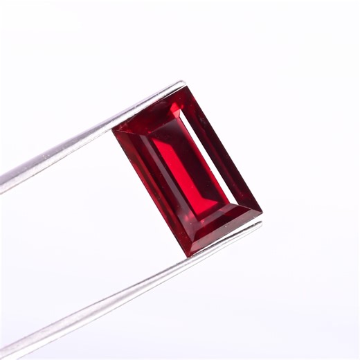 Rectangle Mozambique Ruby Gemstone for Jewelry Making (13.80 Carat) - Etsy