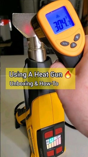Using a Heat Gun, Unboxing & How-To #diy #diyproject #diyhomeimprovement #home #homeowner #hometips