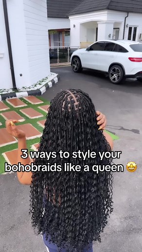 3 Ways to Style Your Boho Braids Like a Queen