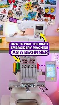 How to Pick the Right Embroidery Machine as a Beginner