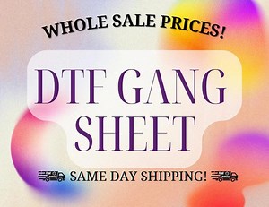 Custom DTF Gang Sheet | Ready to Press Heat Transfers - Etsy