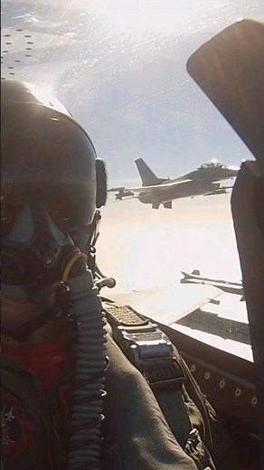 F-16C Basic Fighter Maneuver (BFM) training Video by Lt. Michael Long - Edited #f16 #shorts