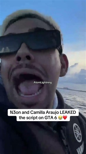 N3on and Camilla Araujo LEAKED the script on GTA 6 😭❤️ #n3on #gta6 #camillaaraujo ‪@Camillaara‬