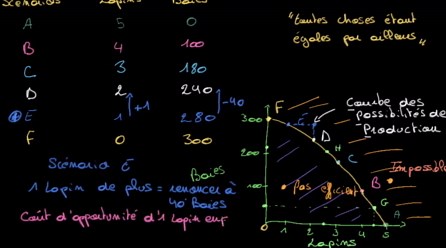 Le coût d'opportunité (vidéo)
