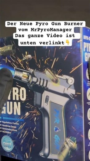 Der NEUE PYRO GUN BURNER aus dem MPM SHOP #mrpyromanager #mpmshop #gunburner #feuerwerk #silvester