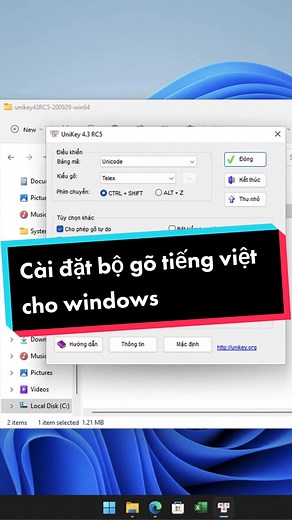 Cách Cài Tiếng Việt Trên Máy Tính - Bộ Gõ Unikey