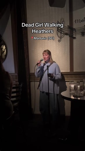 mind if I holler into the mic for a hot sec? #deadgirlwalking #heathersmusical #heathers #musicaltheatre