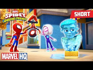 Meet Hydro-Man 🌊🧽 | Spidey and his Amazing Friends | @MarvelHQ @disneyjr - Videos For Kids