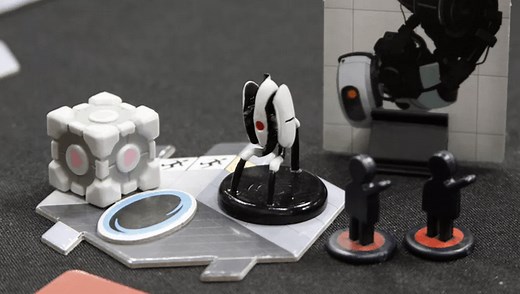Modular Portal board game revealed at GenCon; this is The Uncooperative Cake Acquisition game