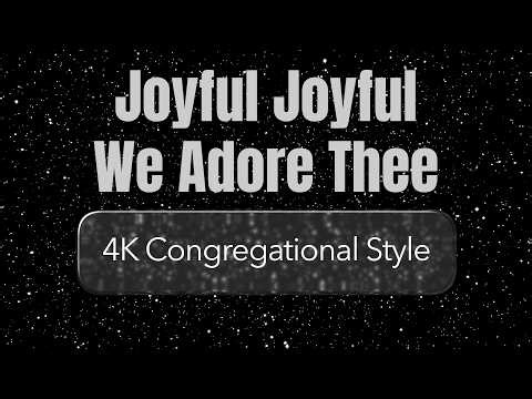 Joyful Joyful We Adore Thee – 4K Congregational Style | Piano & Violoncello Instrumental Hymn | #C2G