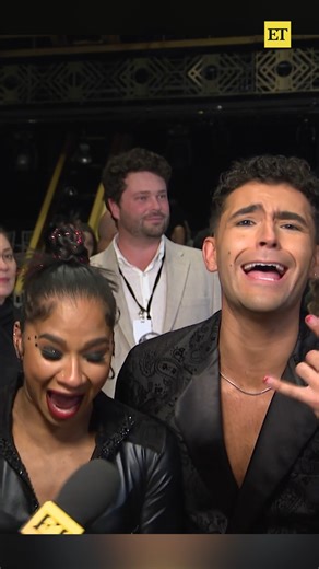 Jordan Chiles and Ezra Sosa are HYPED after making it to the #DWTS finale! 🤩 | Entertainment Tonight