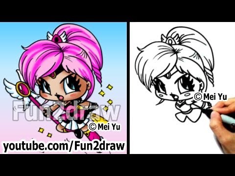 Chibi Drawing Tutorial - How to Draw a Cute Magical Girl - Art Lessons - Draw People - Fun2draw
