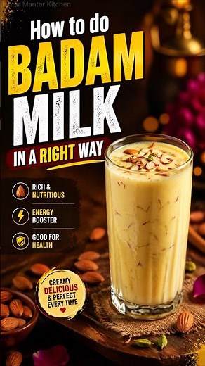 How to do Badam Milk | #badam #almond #breakfast #recipe #jantarmantarkitchen #health #darling #ipl