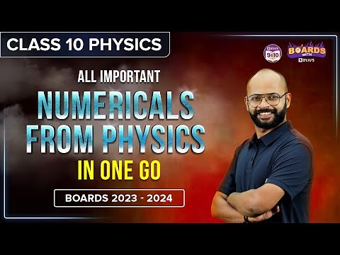 All Important Numericals from Physics in One Go | Class 10 CBSE Science | Boards 2024