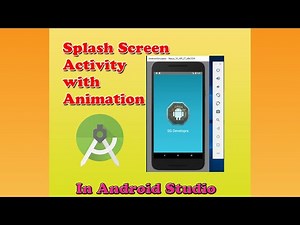 Splash Screen like professional with Animation in Android Studio || Android app development