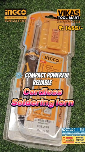 INGCO CSILI2001 Cordless Soldering Iron Review | Portable Soldering Tool | DIY Electronics Repair