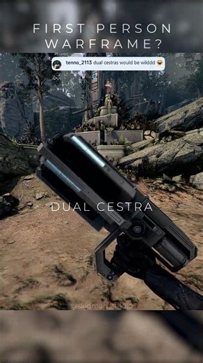 DUAL CESTRA - Warframe FPS? #warframe #viral #fyp #skidmanstudio
