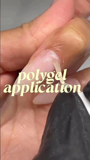 polygel application tutorial, no dual forms✨ #polygel #polygelnails #nailtutorial