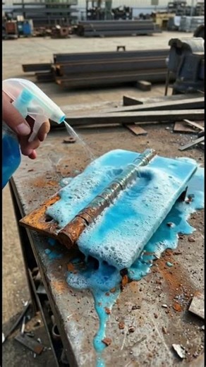 The rust removal hack that actually works #diy #satisfying #cleaning