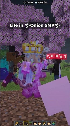 Life in Onion SMP ❤ #minecraft #minecraftsmp #gamergirl