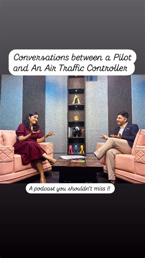 Commander Naveen Pandita on Instagram: "Have you ever wondered how a podcast between a pilot and an air traffic controller would look like ? In conversation with @sadhanaa_giri_ !! A podcast thats professional, funny and at the same time filled with intense moments and transformations from my life ! #podcast #pilot #atc #controller #conversation #uniform #indiannavy #instagram #reelitfeelit #instagood #reelsvideo"