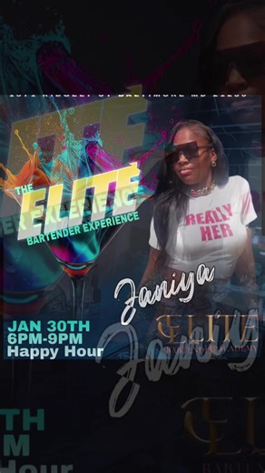 My Neice drinks put me down tasteful and well deserved Happy Hour