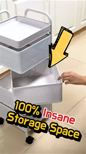 This Rotating Kitchen Rack Fixed My Small-Space Problem #kitchen #storage