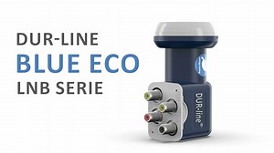 DUR-line Blue ECO Twin - Stromspar-LNB - 2 Teilnehmer - Premium-Qualität - [ Test SEHR GUT *] 2-Fach, digital, Full HD, 4K, 3D