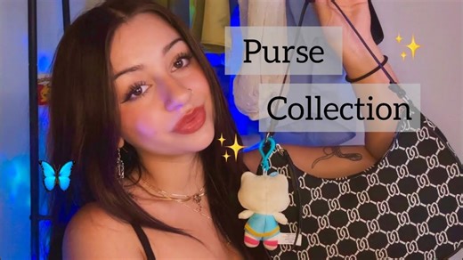 Asmr👜Bag Collection👛(leather fabric metal sounds)