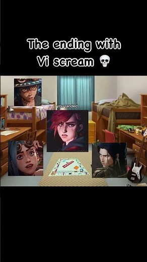 Vi Has a Mental Breakdown in Monopoly | Arcane Meme - Jinx & Caitlyn Fight!