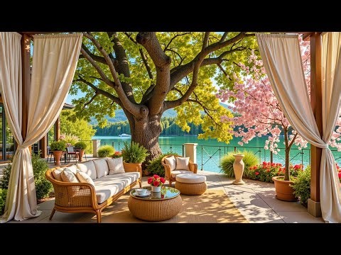 Spring Jazz Music For Stress Relief - Soft Coffee Shop Ambience To Relaxing, Studying And Working