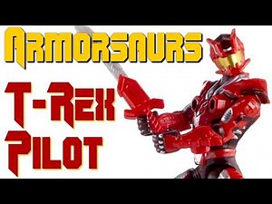 Armorsaurs T-Rex Pilot (Liam Roberts) Action Figure Review!
