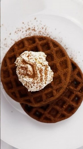 Keto Chocolate Chaffles (Recipe Here)