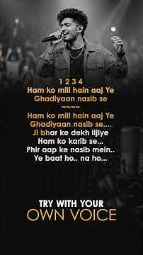 Lag Ja Gale - Unplugged Karaoke | Try with your own voice