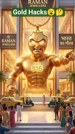 🏆 Gold खुद बताएगा कितना Pure है! देखिए ये ट्रिक 🔥 #viral #ai #gold #shorts