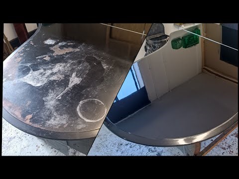 Restoring A Steinway Grand Piano Lid With French Polishing