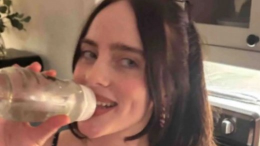 Billie Eilish ditches her baggy sweats for VERY low-cut top in sultry new selfie