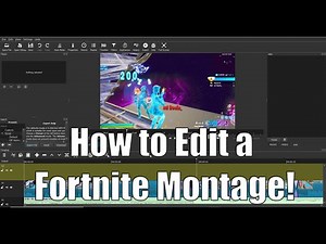 How to Make a FORTNITE MONTAGE Using SHOTCUT! (Fortnite Montage Tutorial)