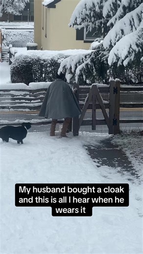 It’s givin Jon Snow vibes #viking #cloak #husband | cloak