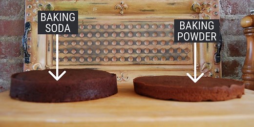 Here's the difference between baking powder and baking soda — and how to substitute one for another