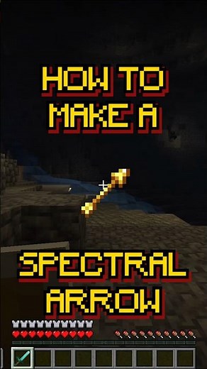 Minecraft: Spectral Arrow | Makes Mobs Visible | Recipe 241