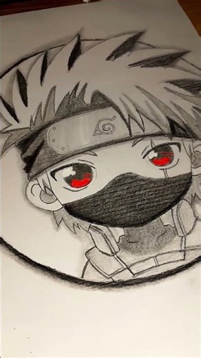 Chibi Kakashi Drawing #shorts #drawing #art