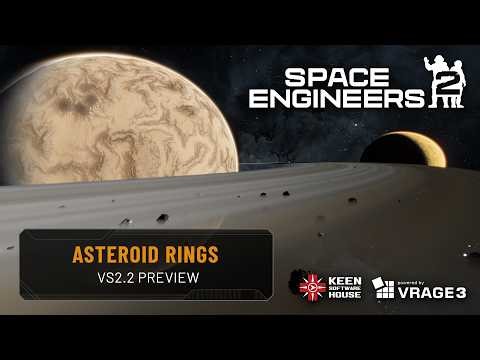 Space Engineers 2 Preview: Asteroid Rings & Clusters