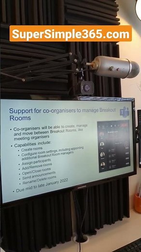 Support for MS Teams co-organisers to manage Breakout Rooms
