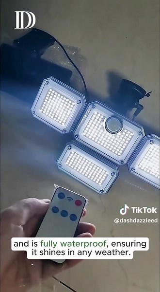 3000LM Solar Motion Sensor Light – 333 LED Outdoor Waterproof Security Lamp with Remote & 5M Cable for Driveways, Patios & Gardens #solarlights #outdoorlights #outdoorlighting #homelighting #motionsensorlights #smartlighting #solarpoweredlight #solarlamp #outdoorsolarlight #motionsensorlightbulb