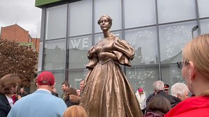 We were thrilled to see the new Ada Lovelace statue finally unveiled this afternoon in Hinckley. | Fosse 107