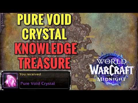 Pure Void Crystal Treasure Location (+3 Enchanting Knowledge) (WoW Midnight)