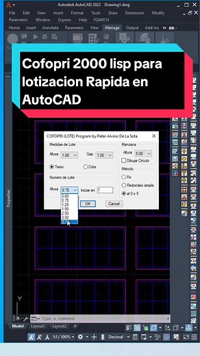 Has Tus Lotes mas Rápidos En Autocad con Este Lisp Para AutoCAD, Curso de AutoCAD para principiantes,#cursoautocad #autocad #lispautocad #pluginautocad #autocadtutorial #arquitectura #ingenieriacivil