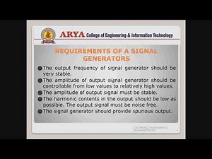 STANDARD SIGNAL GENERATOR - EMI By ANKIT GUPTA | Arya College